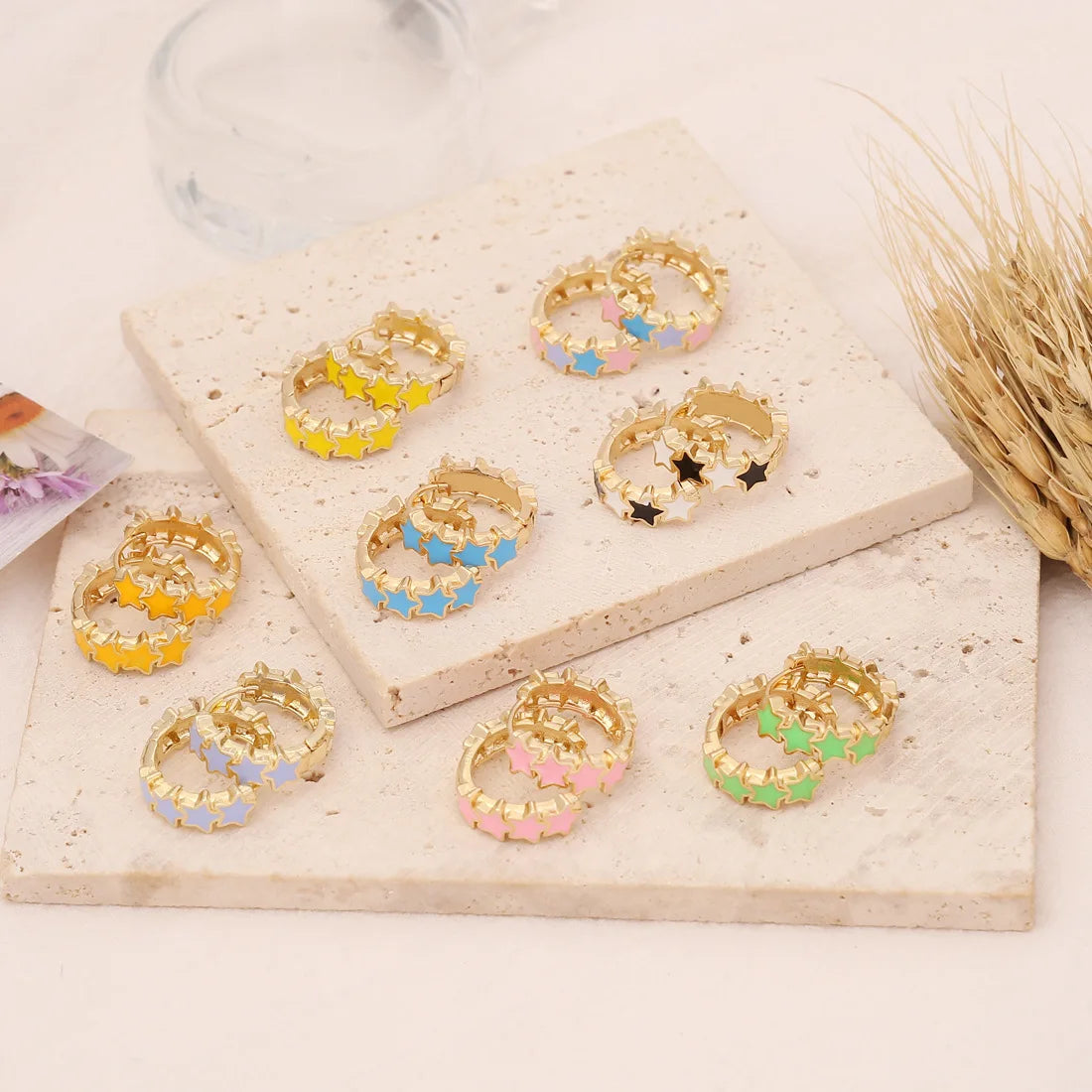 Earrings New 2023 Fashion Personality Earrings Earrings Devil's Eyes Are a Niche Retro Item