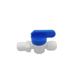RUICHEN WBV-02N 1/4 Inch Speedfit Manual Shut off Valve Push to Connect Plastic Water Ball Valve OEM Customizable