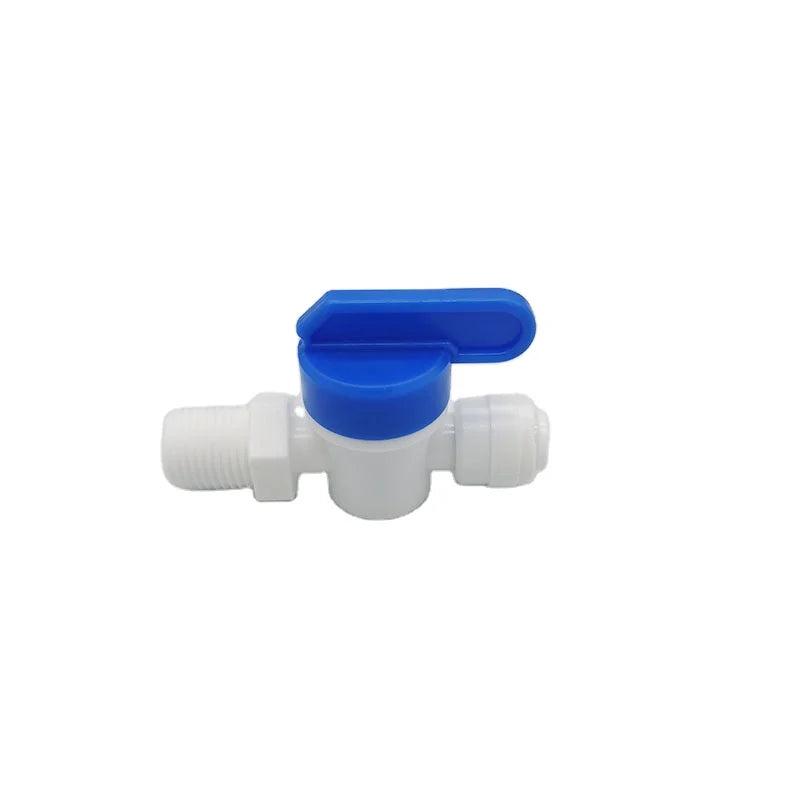 RUICHEN WBV-02N 1/4 Inch Speedfit Manual Shut off Valve Push to Connect Plastic Water Ball Valve OEM Customizable