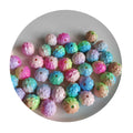 Gradient Ramp Color Acrylic Shaped Beads Heart Round Star Loose Beads with Hole for Bracelets Necklace Diy
