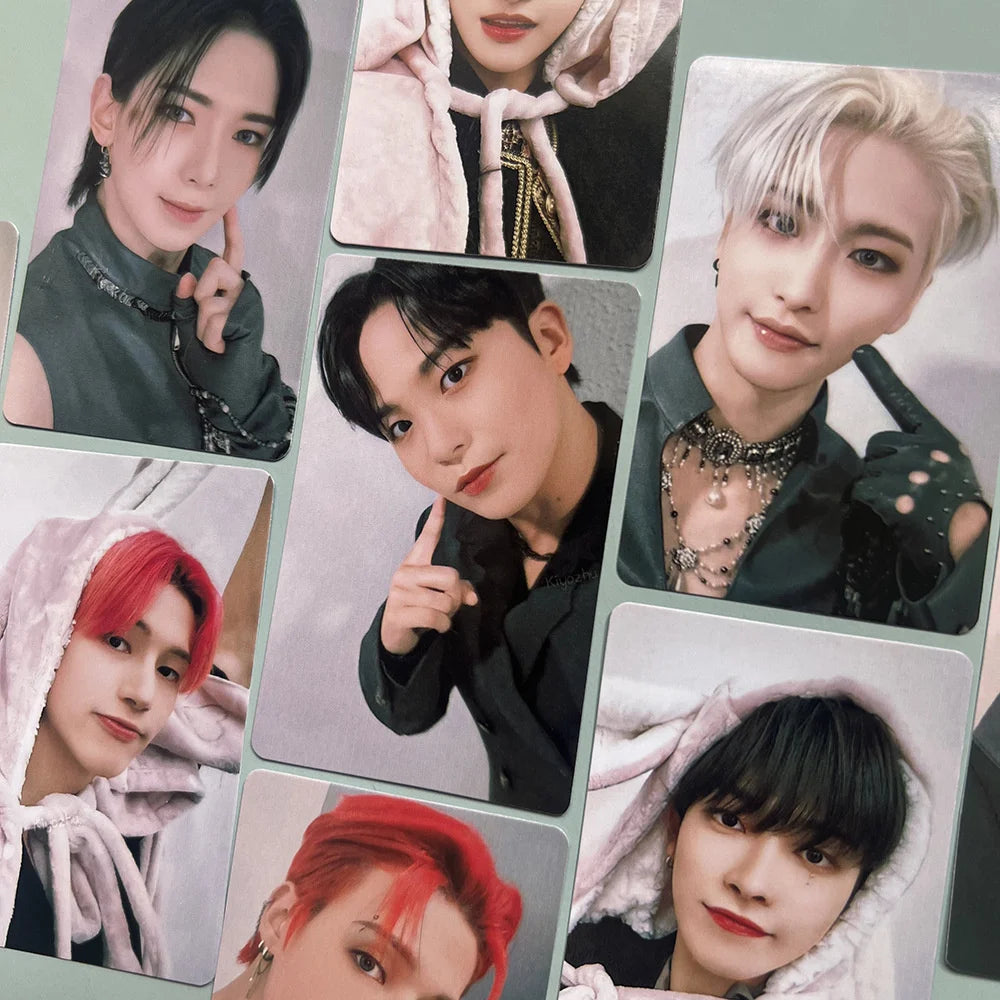 8Pcs/Set KPOP ATEEZ Photocards Hongjoong Seonghwa LOMO Special Card Yunho Yeosang San MINGI Wooyoung Jongho Fans Gift Coated