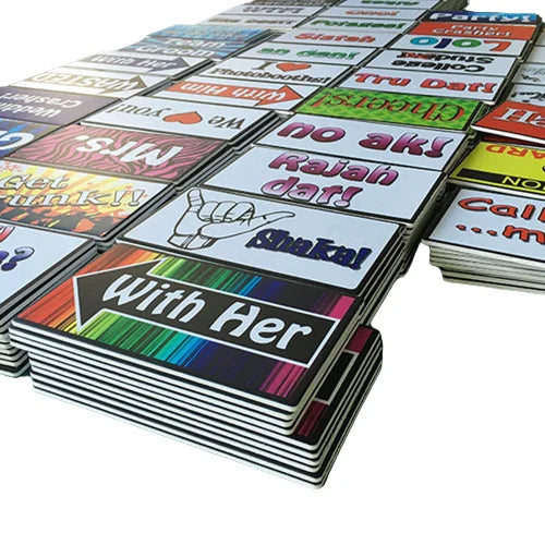 Custom Outdoor UV Printed PVC Foam Board Sign / KT /ABS Sheet Advertising Sign Board