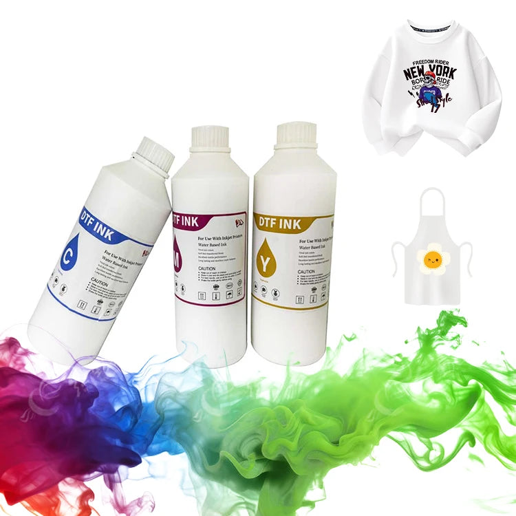 DTF Textile Pigment Bulk White Ink for T-shirt Printing