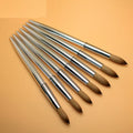 Top Sale 100% Natural Mink Hair Acrylic Nail Brush Size 12 14 16 18 Kolinsky Germany Sable Paint Brushes with Metal Handle