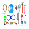 Washable Cotton Puppy Teething Toys Set Pack Dog Rope Ball Toy Dog Chew Toys