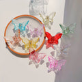 High End Customization Crystal Large Online Celebrity Ins Transparent butterfly Grip Hair Claw