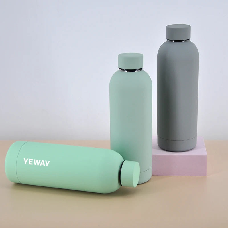Yewayoga New Design Modern Luxury Stainless Steel Vacuum Insulated Eco Friendly Sport Water Bottle Customized Logo 12-24 Hours