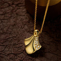 2026 Customized Women Gifts 925 Sterling Silver Ginkgo Leaf Pendant Necklace