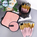 MAANGE Professional Cosmetic Brush Set 32pcs Luxury Fan Brushes Sponge Puff Bag Face Concealer Application  Makeup Brush Set