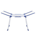 Wing Folding Design Home Use Direct Multi-Function Standing Type Iron Single Tier Floor Clothes Drying Rack