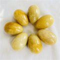 Wholesale Natural Yellow Crystal Eggs Healing Topaz Yoni Egg for Kegel Exercise