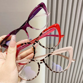Gradient Color Computer Eye Glasses Man Women TR90 Frame Anti Blue Light Glasses Blocking