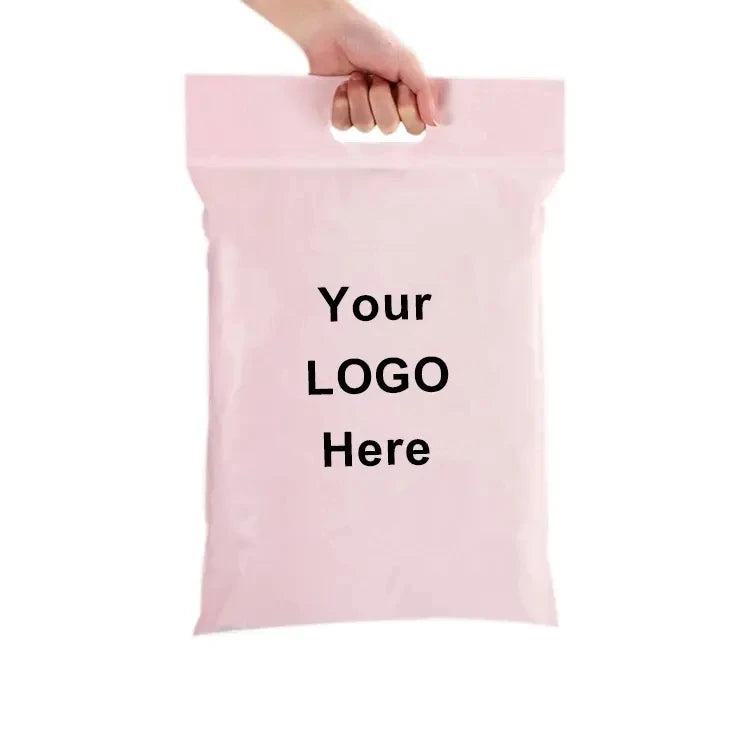 GDCX Handheld Mailers With Handles Polly Mailer With Handle Express Shipping Bags for Clothing With Handle Mailing Bags