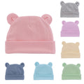 Cute Baby Hat Newborn Beanie Cotton Soft Elastic Baby Cap for Girls Boy Hats Newborn Photography Props Infant Bonnet Accessories
