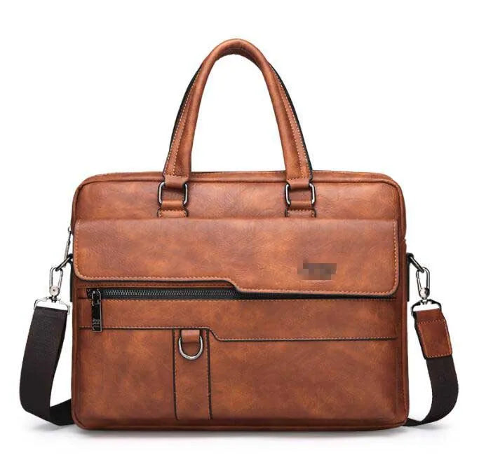 OEM Best Seller Waterproof Handbags Crossbody Shoulder Travel Business Laptop Bag Mens Leather Briefcase Bags for Male