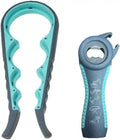 Jar Opener 5 in 1 Multi Function Can Opener Bottle Opener Kit with Silicone Handle Easy to Use for Children and Elderly