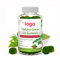 Private Label Sugar Free Korea Promote Digestion Health Extract Loose Bear Vitamin Candy Matcha Green Tea Gummies