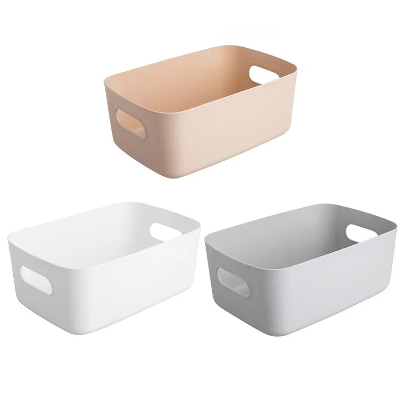 Sundry Storage Basket Student Desktop Snack Storage Box Plastic Cosmetic Storage Household Kitchen Sorting Box Makeup Box