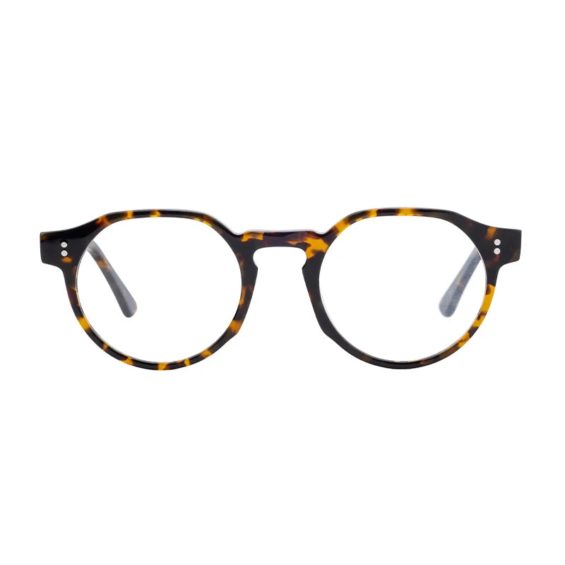 Retro Trending Styles Full Rim Eyeglasses Frames for Diamond Men Women Optical Fashion Computer Use Acetate Lightweight Durable