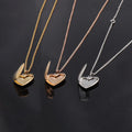 Custom 18K Gold Plated Stainless Steel 304 Heart Locket Pendant Necklace Link Chain DIY Memorial Picture Photo Locket Unisex