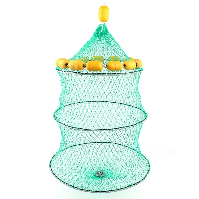 Durable and Washable Material Keeping Minnows Shrimp Leaches and Other Fish Strong Storage Basket Net