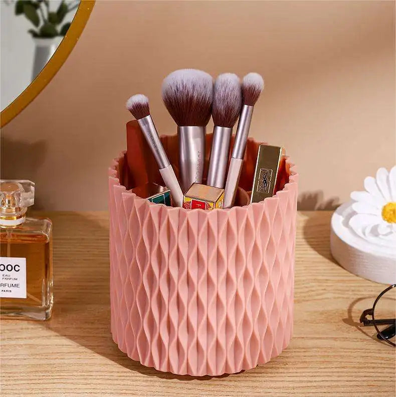 High-End Desktop INS Pen and Lipstick Storage Case Plastic Makeup Brush Storage Fashion Desktop Organizer