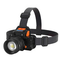In Stock 10000 Lumens Zoomable LED Camera Headlight with AR70 Base Aluminum Alloy Rechargeable Battery & USB Charging