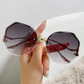 2022 New Fashion Summer Glasses Rimless Designer Gradient Sun Glasses Sunglasses Women