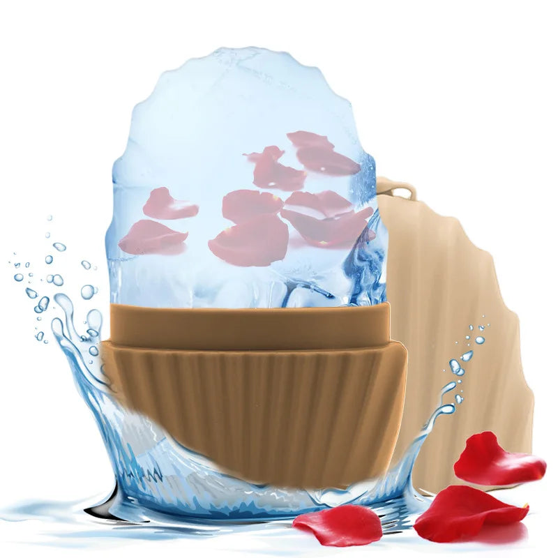 Silicone Ice Facial Roller Beauty Lifting Contouring Tools Skin Care Ice Cube Trays Ice Globe Balls Face Massager Skin Care Tool