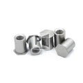 BSOS-M6 Rivet Standoff Stud Screw 304 Stainless Steel Blind Bottom Hole of 8.75 MM Column Flat Hexagon Head Self-Clinching Nut