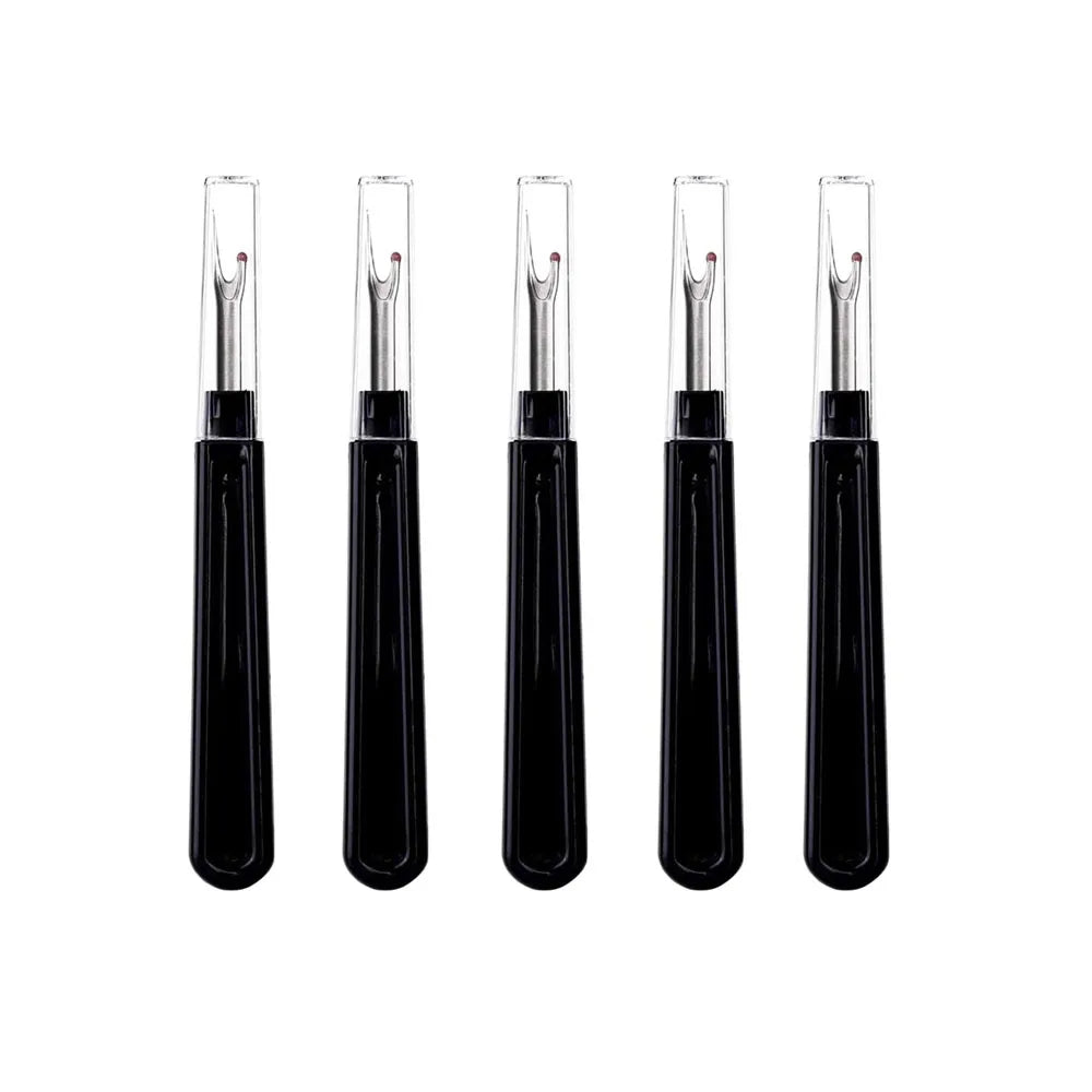 Set of 5 Sewing Seam Ripper with Non-slip Handle Seam Stitch Ripper Thread Cutter Tool for Needlework Quilting Tailor's Scissors