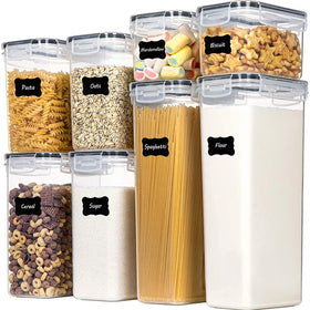 14-piece Set Grain Storage Containers Kitchen Storage Containers