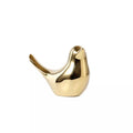 Trending Gold Ceramic Pottery Table Display Home Decoration With Bird Animal Crafts Enamel Sculpture Model Earthenware Type MegaBDM