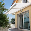 Remote Control Retractable Awning Motorized Folding Arm Sunshade Full Cassette Awning for Patio