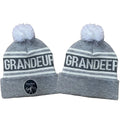 OEM Factory Custom Skull Knitted Bobble Hat Winter Warm Ski Cap Acrylic Jacquard Embroidery Logo Beach Pom Pom Beanie Wholesale