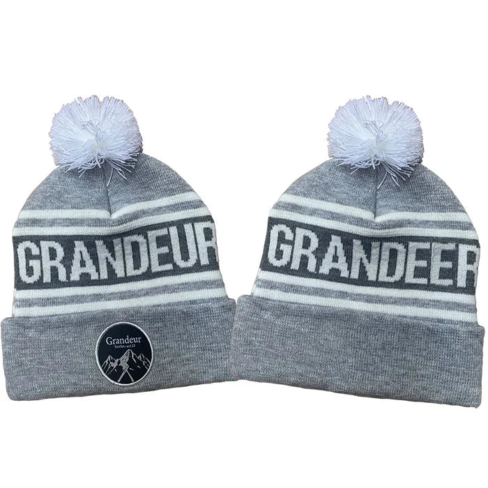OEM Factory Custom Skull Knitted Bobble Hat Winter Warm Ski Cap Acrylic Jacquard Embroidery Logo Beach Pom Pom Beanie Wholesale