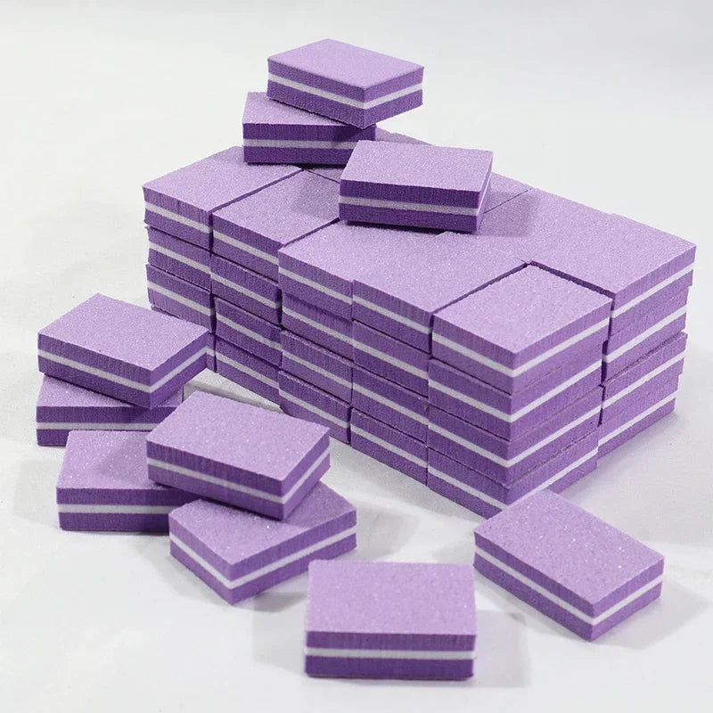 OEM/ODM Disposable Mini Nail Buffer Block Double-Sided Sponge Nail Buffer Salon Manicure Buffing Blocks