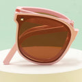 SKYWAY Fashion Oversized Folding Boys Girls Children Sun Glasses Colorful Foldable Kids Sunglasses