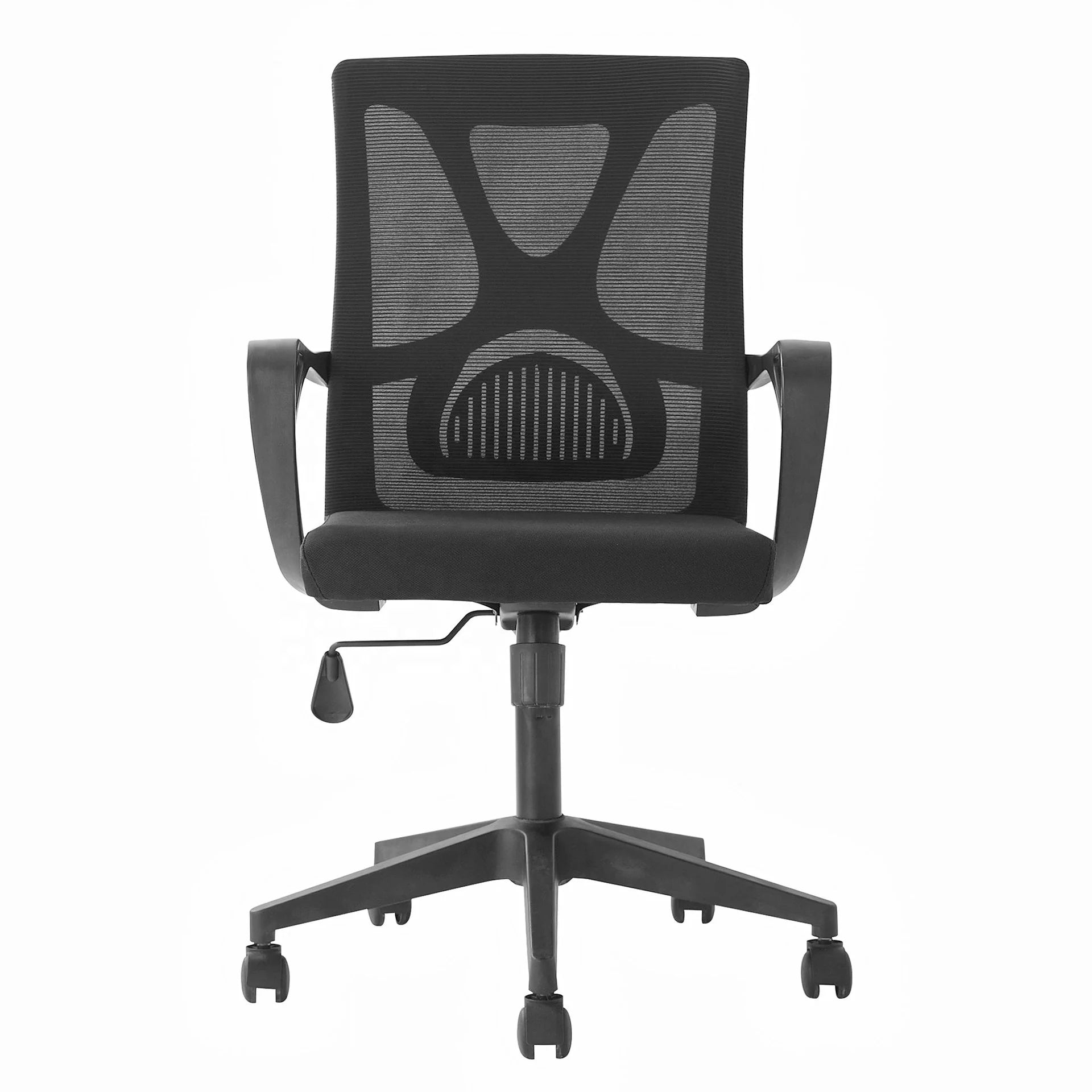 Wholesale Modern Durable Grey Executive Swivel Mesh Seat Computer Chair with Adjustable Armrest Low Price Office Furniture