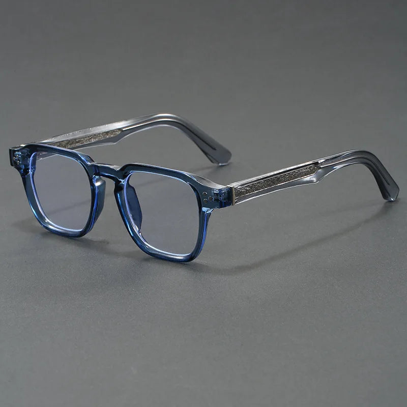 Top-selling Large Black square Rice Nail Eyeglass Frames Myopic Glasses Women Blue Light Anti-blocking Glasses