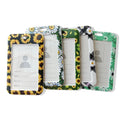 Wholesale Card Holder Badge Custom Logo Plastic  ID Card Badge Holder With Key Ring