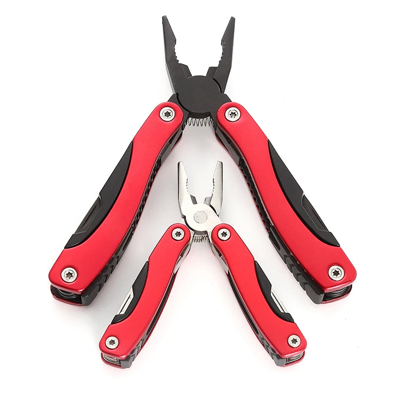 All in One DIY Metric Portable Outdoor Camping Fishing Survival Multifunctional Folding Multi-Pliers Emergency Tool