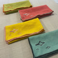 100% Washed Natural Color Linen Napkin Table Linen NapkinHotel Party Table Napkins
