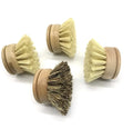 Wooden Dish Brush Natural Bristle Tampico Fiber Cleaning Brush for Grill Bakeware Pot Pan Dish Bowl Kitchen Cleani