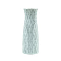 Nordic Simply Plastic Dried Flower Vase Creative Imitation Rattan Woven Shatterproof Flowerpot for Living Room Decor Wholesale