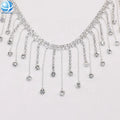 Shiny Diamond China Garment Cup Chain Tassel Rhinestone Trimming for Sewing Clothes Jacket Decorations