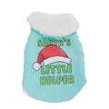 New Autumn/Winter Dog Coat - Fleece Lined with Turn-Down Collar and Belly Patch - Warm Christmas Pet Outfit
