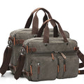 Large Canvas Bag Wholesale Business Briefcase Portable Messenger Shoulder Backpack Large 17 Inch Backpack Computer Bag