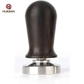 Custom Logo 51 53 58mm Calibrated Tamper Pressure Wooden Stainless Steel Powder Press for Coffee and Espresso Powder Hammer