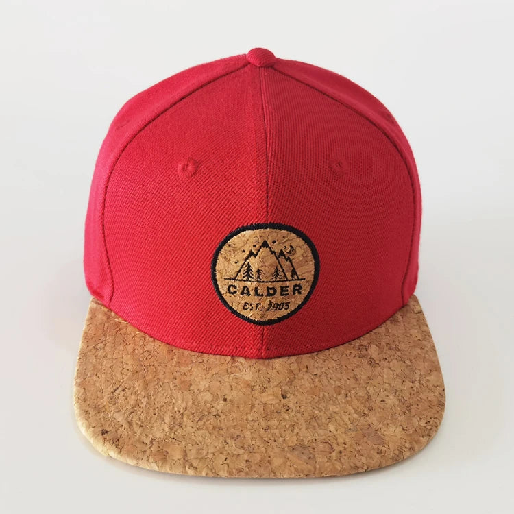 Unisex Flat Brim Snapback Retro Trucker Caps Wholesale with Cork Embroidery Fashion Outdoor Breathable & Waterproof